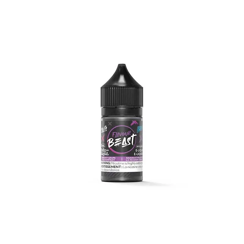 Flavour Beast groovy grape passionfruit Salt 30ml Flavour Beast groovy grape passionfruit Salt 30ml