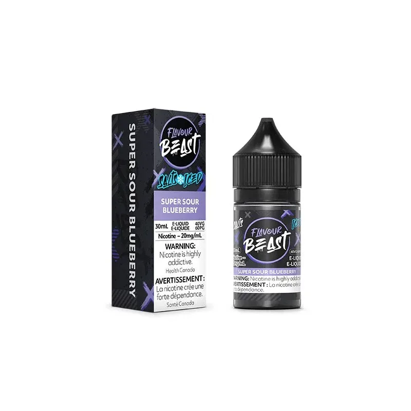 Flavour Beast Super Sour Blueberry salt 30ml Flavour Beast Super Sour Blueberry salt 30ml