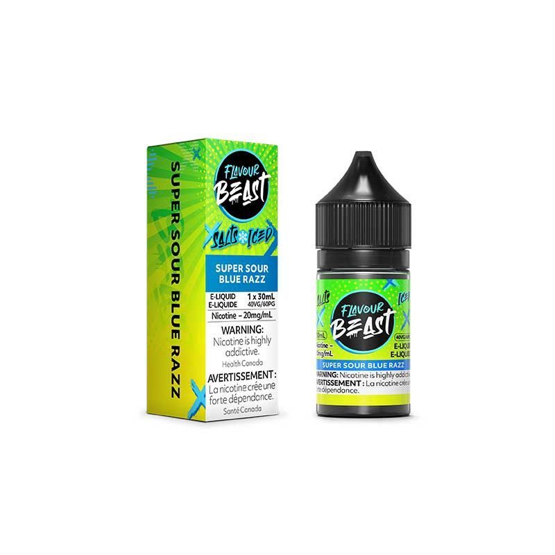 Flavour Beast Super Sour Blue Razz Salt 30ml Flavour Beast Super Sour Blue Razz Salt 30ml