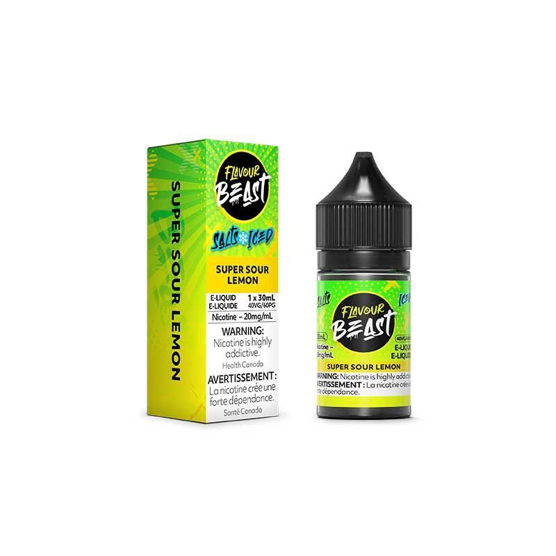 Flavour Beast Super Sour Lemon Salt 30ml Flavour Beast Super Sour Lemon Salt 30ml