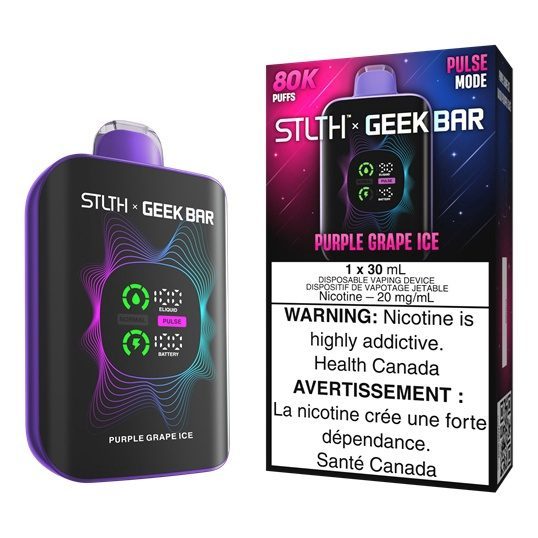 Stlth x Geekbar purple grape ice Stlth x Geekbar purple grape ice
