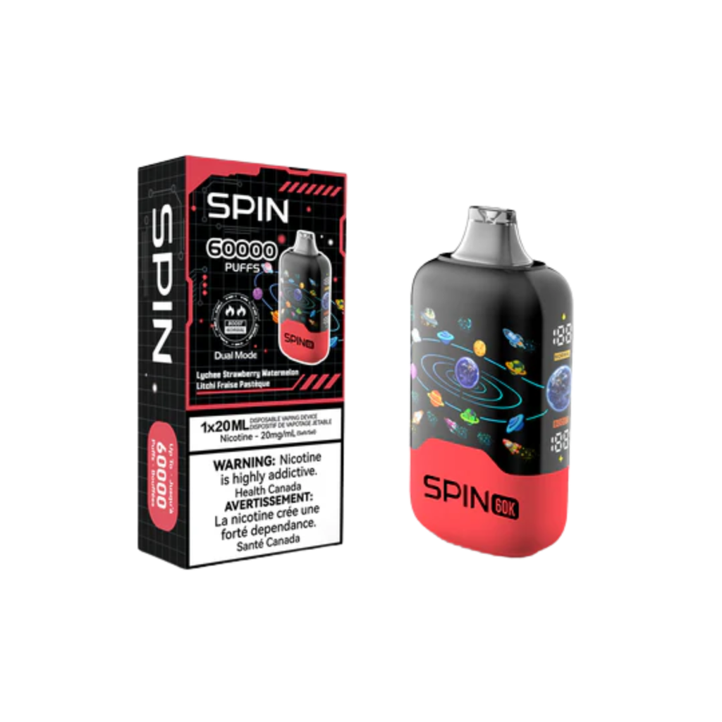 Spin 60k lychee strawberry watermelon Spin 60k lychee strawberry watermelon