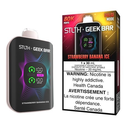Stlth x Geekbar strawberry banana ice Stlth x Geekbar strawberry banana ice